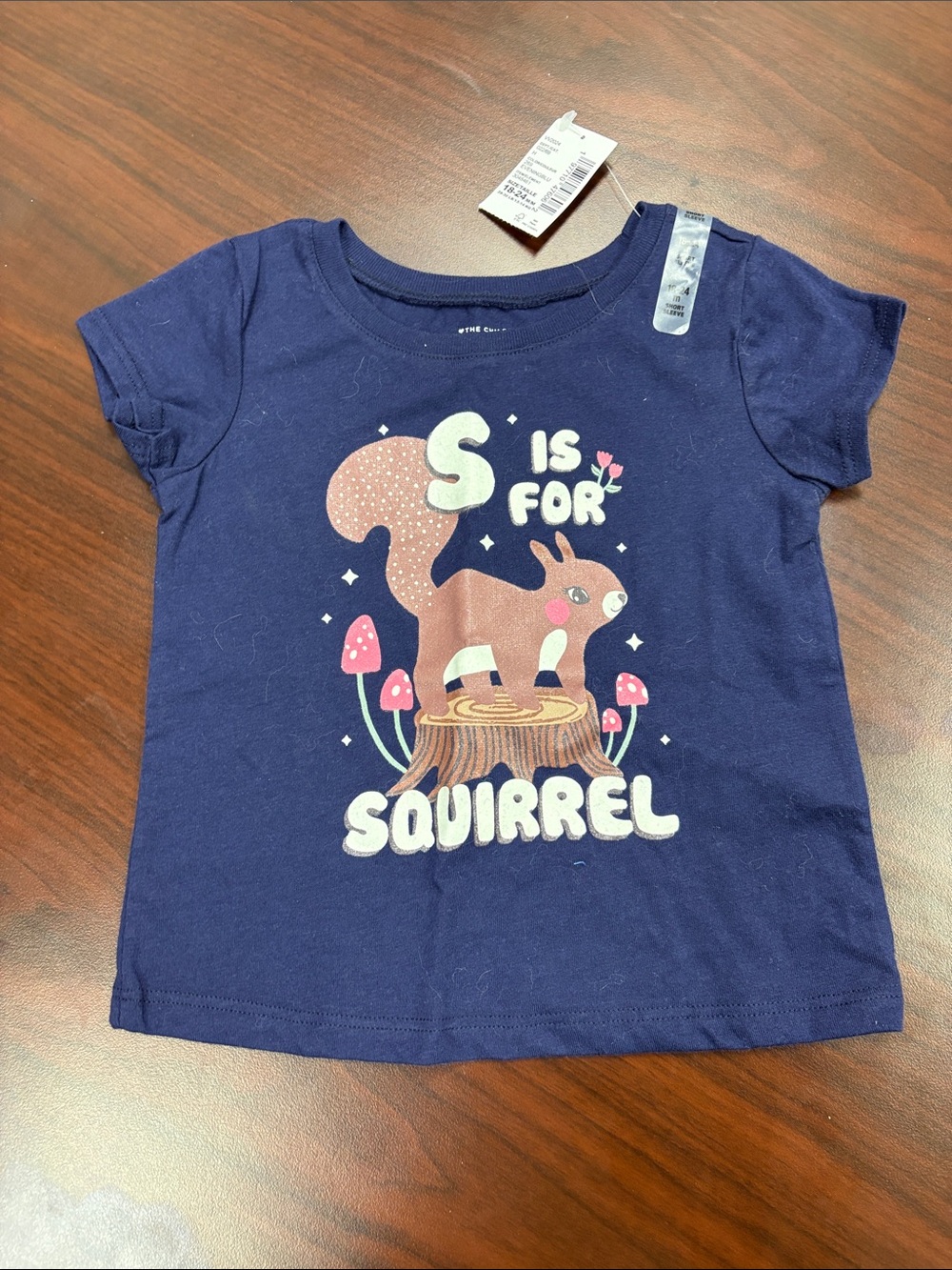 The Children's Place Navy 'S is for Squirrel' Graphic Tee